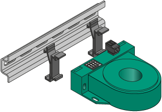 Установка на DIN-рейку ATE.S