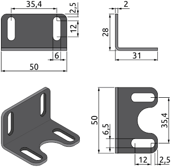 Монтажный кронштейн Тип-1