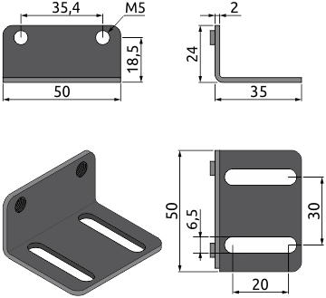 Монтажный кронштейн Тип-2