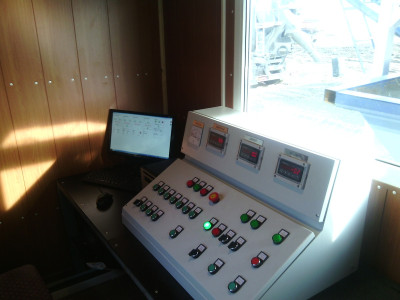 Автоматизация мобильного завода по производству бетона