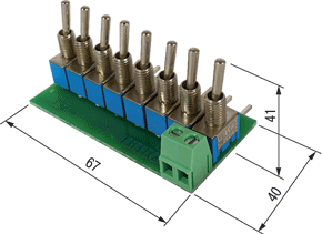ЭДИ-8. Эмулятор входных дискретных сигналов для ОВЕН ПЛК100