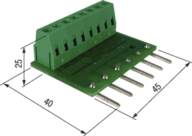 МКОП-6. Модуль для присоединения нагрузки с общим «плюсом»