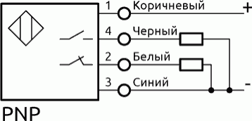 Схема соединения LR-08 PNP